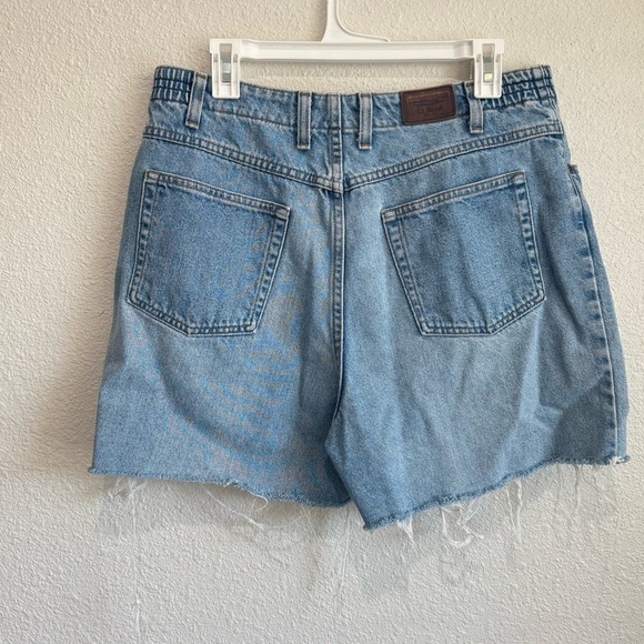 VTG L.L. Bean Women's Size 31 Double L Comfort Waist Cut Off Shorts Y2K Boho - Picture 1 of 9